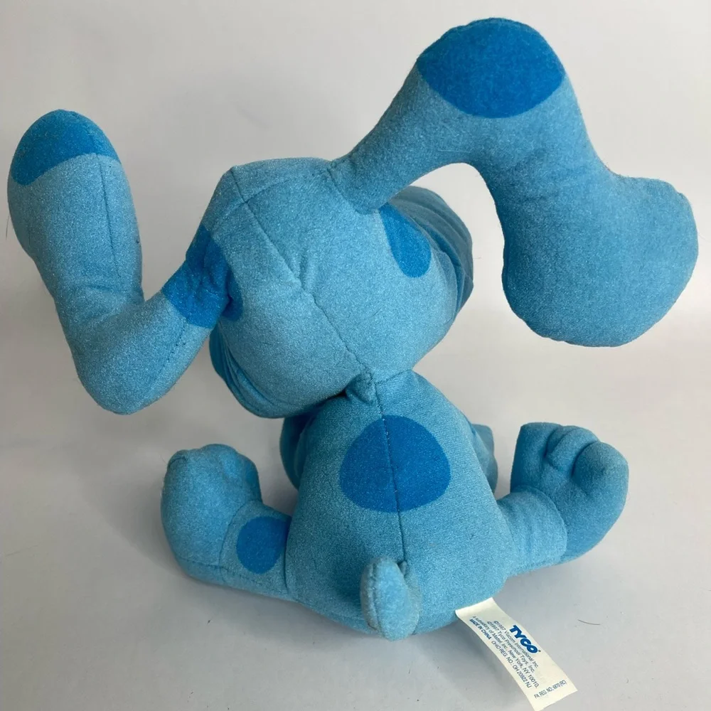 Vintage 1997 Blues Clues Pose-A-Blue 8” Tyco Plush Viacom Nickelodeon 90s - Picture 4 of 9